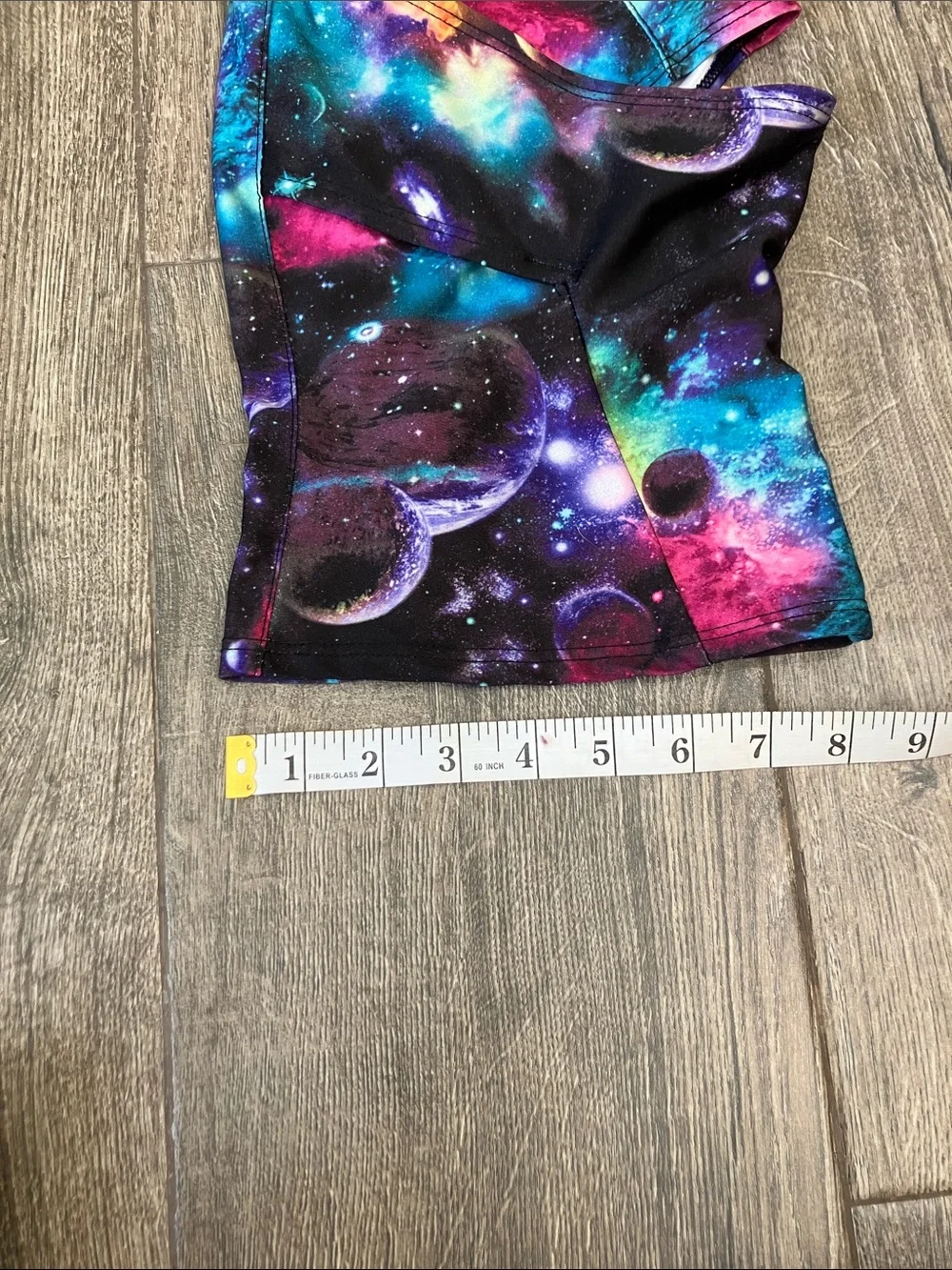 Kids Blackstrap Face Mask Hood — Multicolor Nebula Print